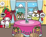 Hello Kitty and friends xmas dinner legjobb játékok HTML5 játék