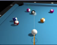 3D billiard 8 ball pool legjobb játékok HTML5 játék