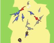 Dino merge and fight online