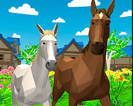 Horse family animal simulator 3D legjobb játékok ingyen játék