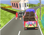 Indian truck driver cargo duty delivery online