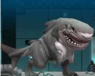 Sharkosaurus rampage legjobb játékok HTML5 játék