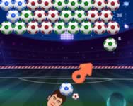 Soccer bubble shooter legjobb játékok HTML5 játék